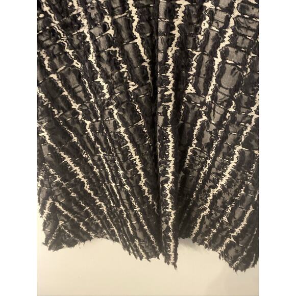 Banana Republic Heritage Collection Dress Blue White Fringe Cotton Size 4 - Picture 9 of 11